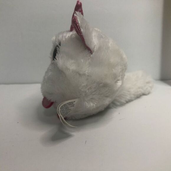 white unicorn snowflake amazing squishee plushie from stud red hat christmas 4” - Picture 5 of 9